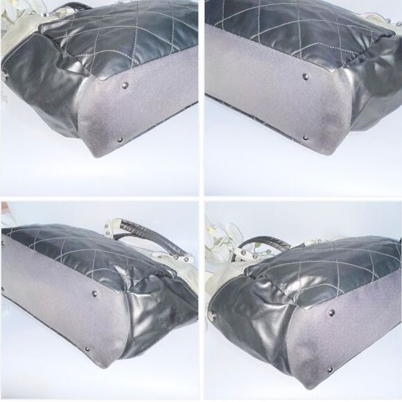 Authentic๐๏ธ Chanel Paris Biarritz MMโToteโShoulderโBag - Picture 5 of 15